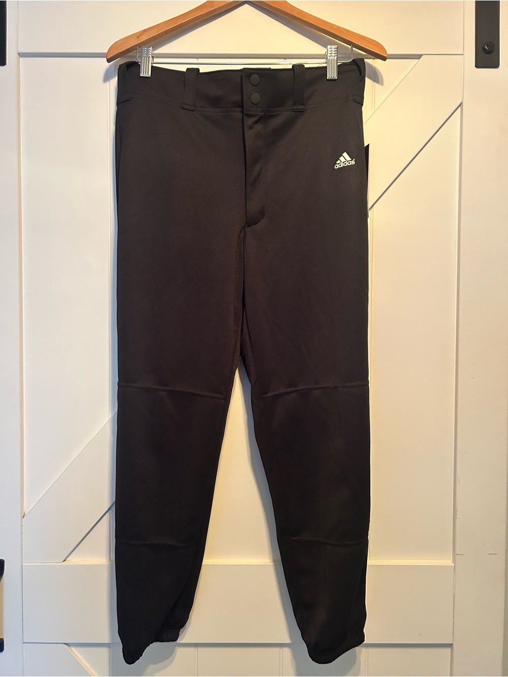Brand new Adidas Triple Stripe Boys XL Traditional Black Baseball Pants